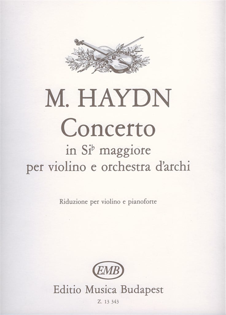 Concerto In Sib Maggiore Per Violino Solo E Orch